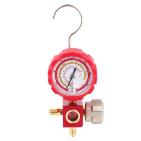 Air Condition Manifold Gauge High Pressure A/C Refrigeration Tool with Sight Glass G1/4 (Option: as picture)