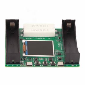 Battery Internal Resistance Tester 1.77in LCD Display Modes Adjustable 18650 Lithium Battery Capacity Tester DC5V (Option: as picture)